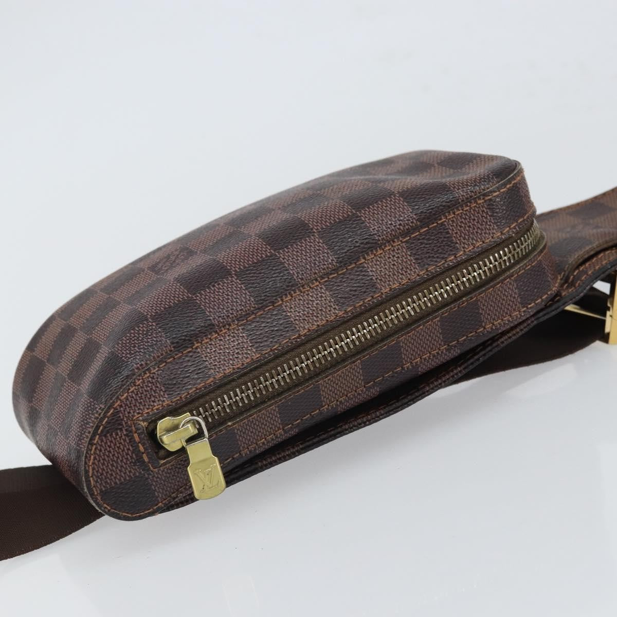 Louis Vuitton Geronimos Waist Bag Damier, BROWN, CANVAS, Clutche & pouche