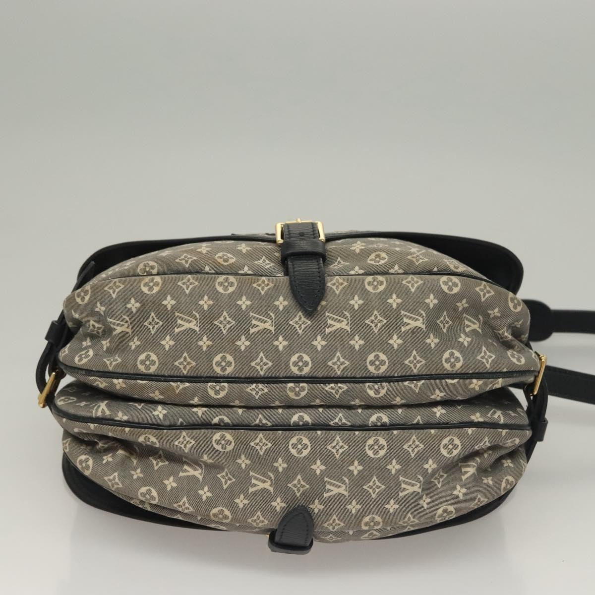 Louis Vuitton Saumur Handbag Monogram Idylle, GRAY, CANVAS, Handbag