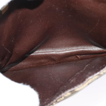 Celine C Sulky Shoulder bag Canvas and Leather, BEIGE, CANVAS, Shoulder bag