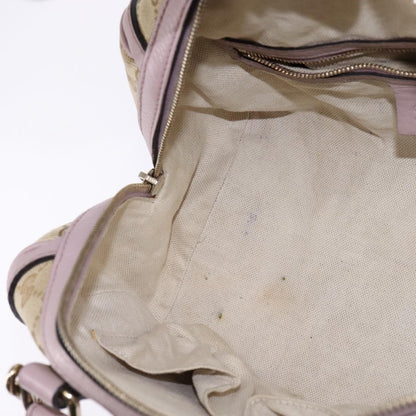 Gucci Vintage Web Boston Bag GG Canvas, BEIGE, CANVAS, Travel bag