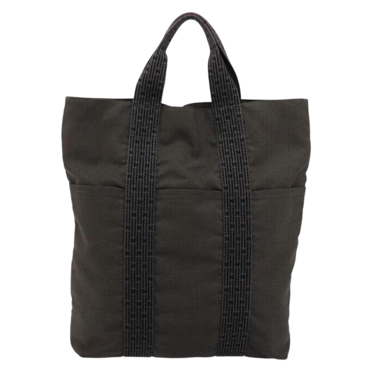 Hermes Fourre-tout Herline Fourre-tout Herline, Gray, Canvas, Tote Bag