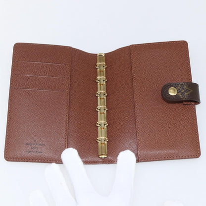 Louis Vuitton Agenda Cover Monogram Panda, Brown, Canvas, Wallet