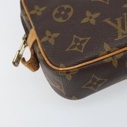 Louis Vuitton Pochette Marly Bandouliere Bag Monogram Canvas, BROWN, CANVAS, Shoulder bag