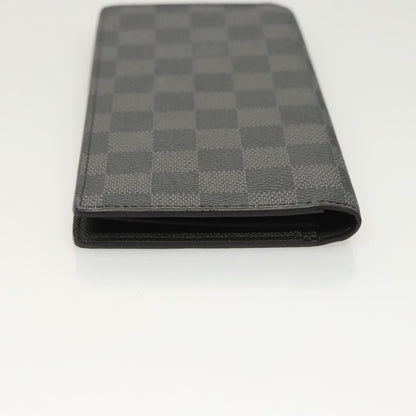 Louis Vuitton Brazza Long Bifold wallet Damier, GRAY, CANVAS, Wallets