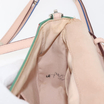 Fendi 3Baguette Convertible Crossbody Calfskin, PINK, LEATHER, Crossbody bag