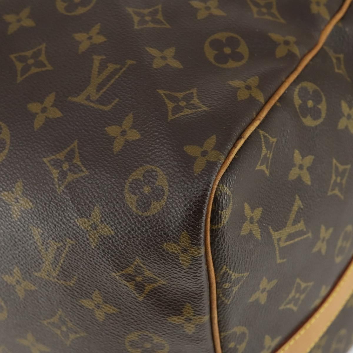 Louis Vuitton Keepall Bandouliere Bag Monogram Canvas, BROWN, CANVAS, Travel bag