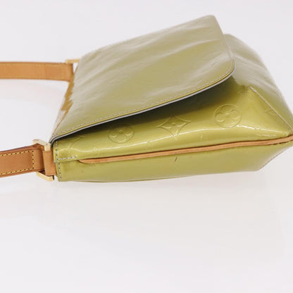 Louis Vuitton Thompson Street Handbag Monogram Vernis, Gray, Patent Leather, Shoulder Bag