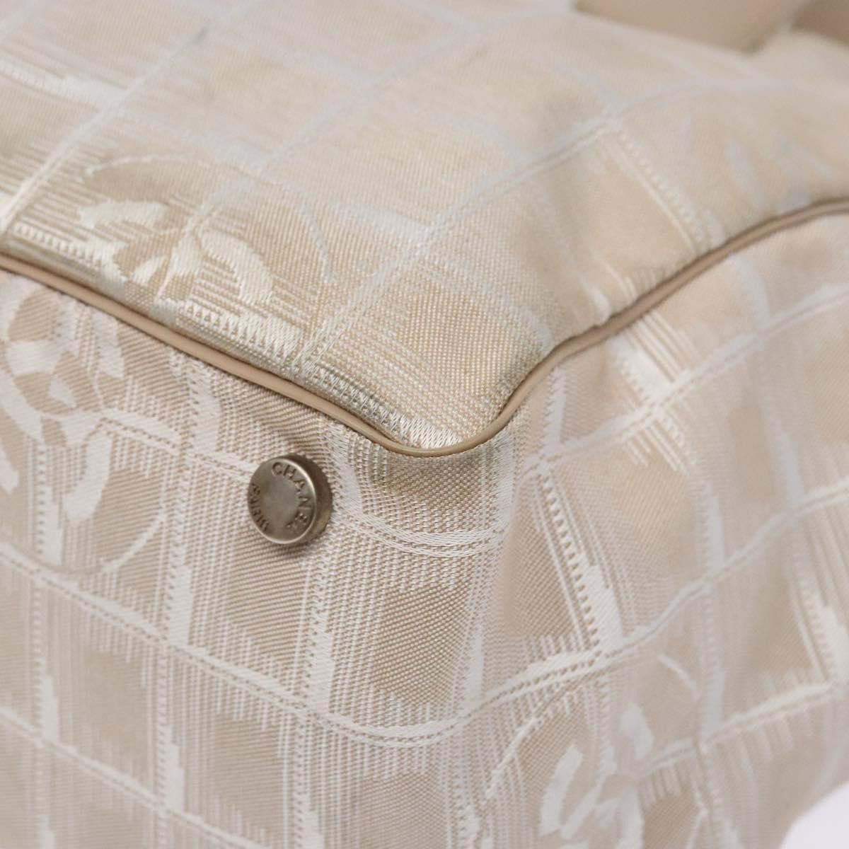 Chanel Travel Line Tote Nylon, BEIGE, NYLON, Tote bag