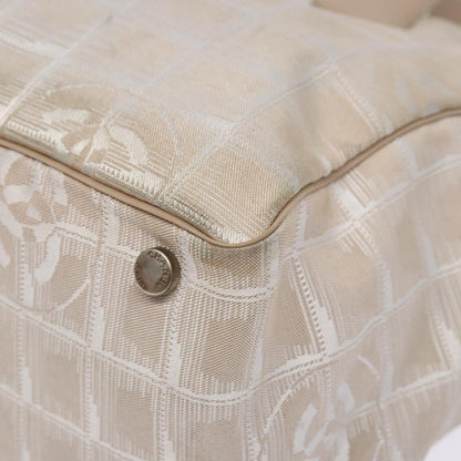 Chanel Travel Line Tote Nylon, BEIGE, NYLON, Tote bag