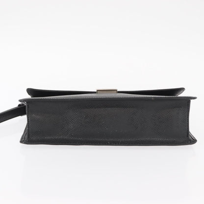 Louis Vuitton Selenga Pochette Taiga Leather, GRAY, LEATHER, Clutche & pouche