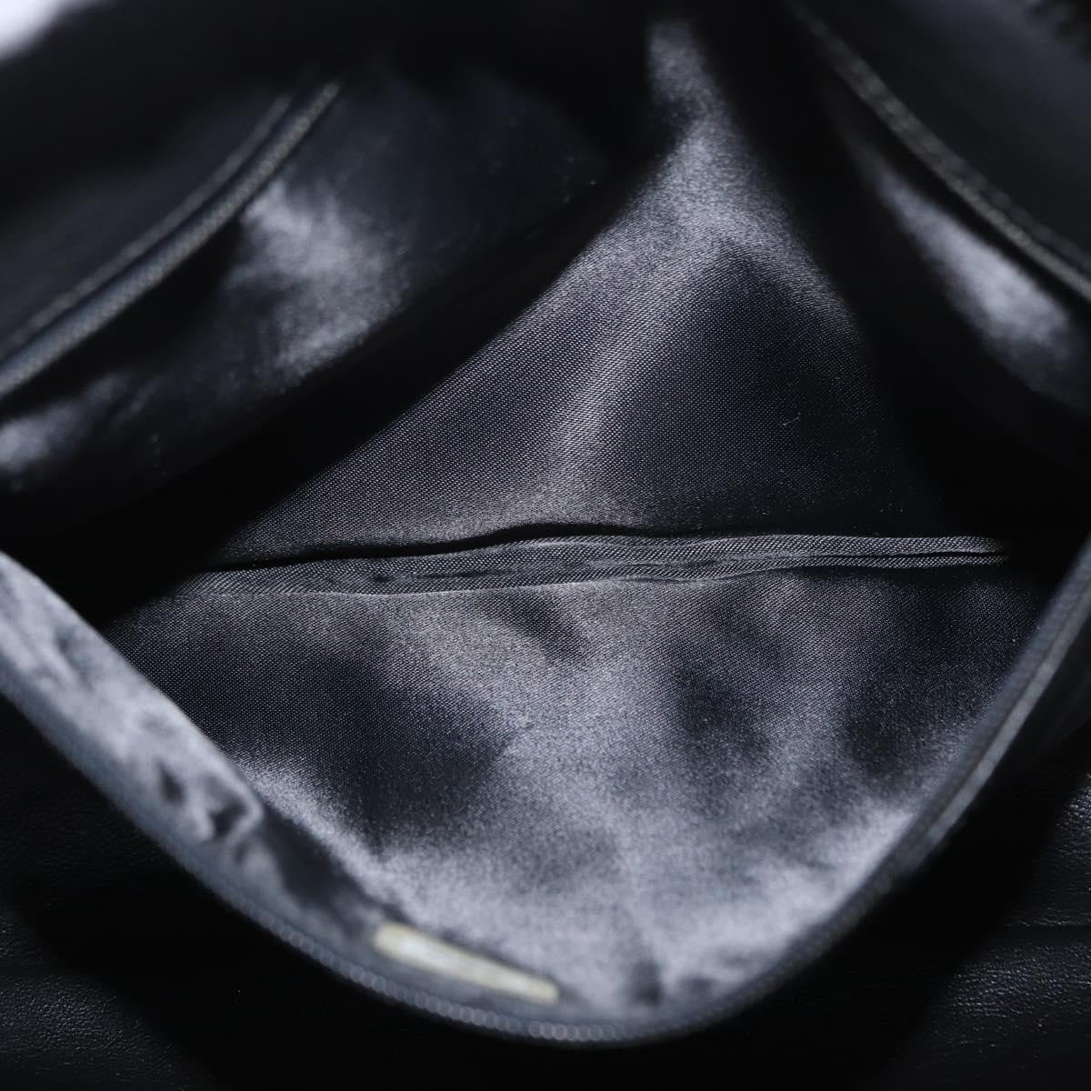 Chanel Vintage Front Pocket Camera Bag Leather, Black, Leather, Shoulder Bag