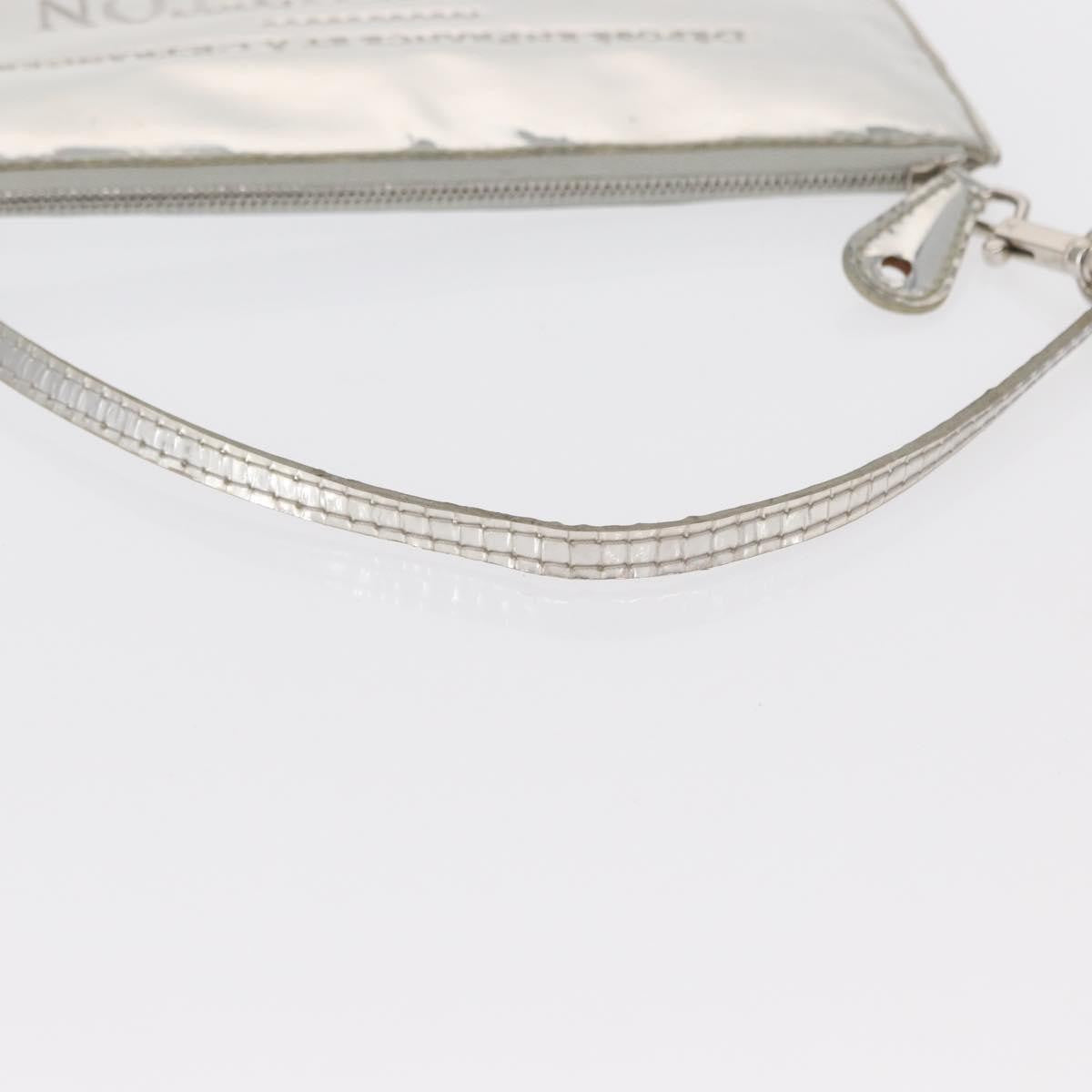 Louis Vuitton Pochette Clutch Monogram Miroir PVC, SILVER, PVC, Clutche & pouche
