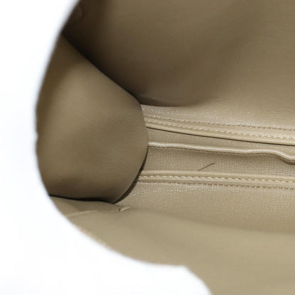 Christian Dior Vintage Honeycomb Shoulder Bag Canvas and Leather, BEIGE, CANVAS, Shoulder bag