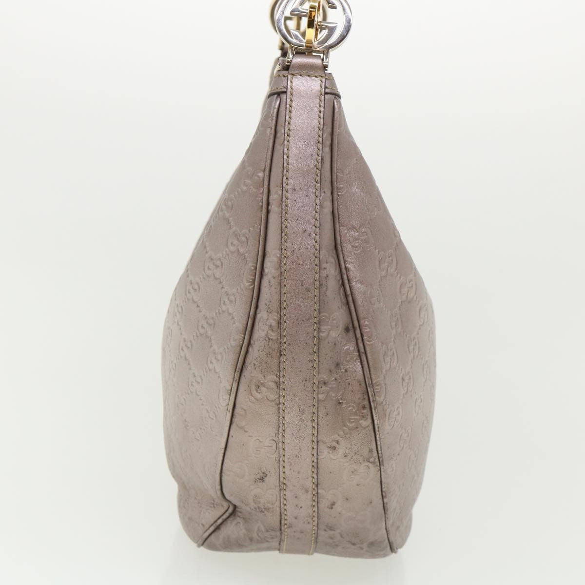 Gucci Hobo Guccissima Leather, PURPLE, LEATHER, Shoulder bag