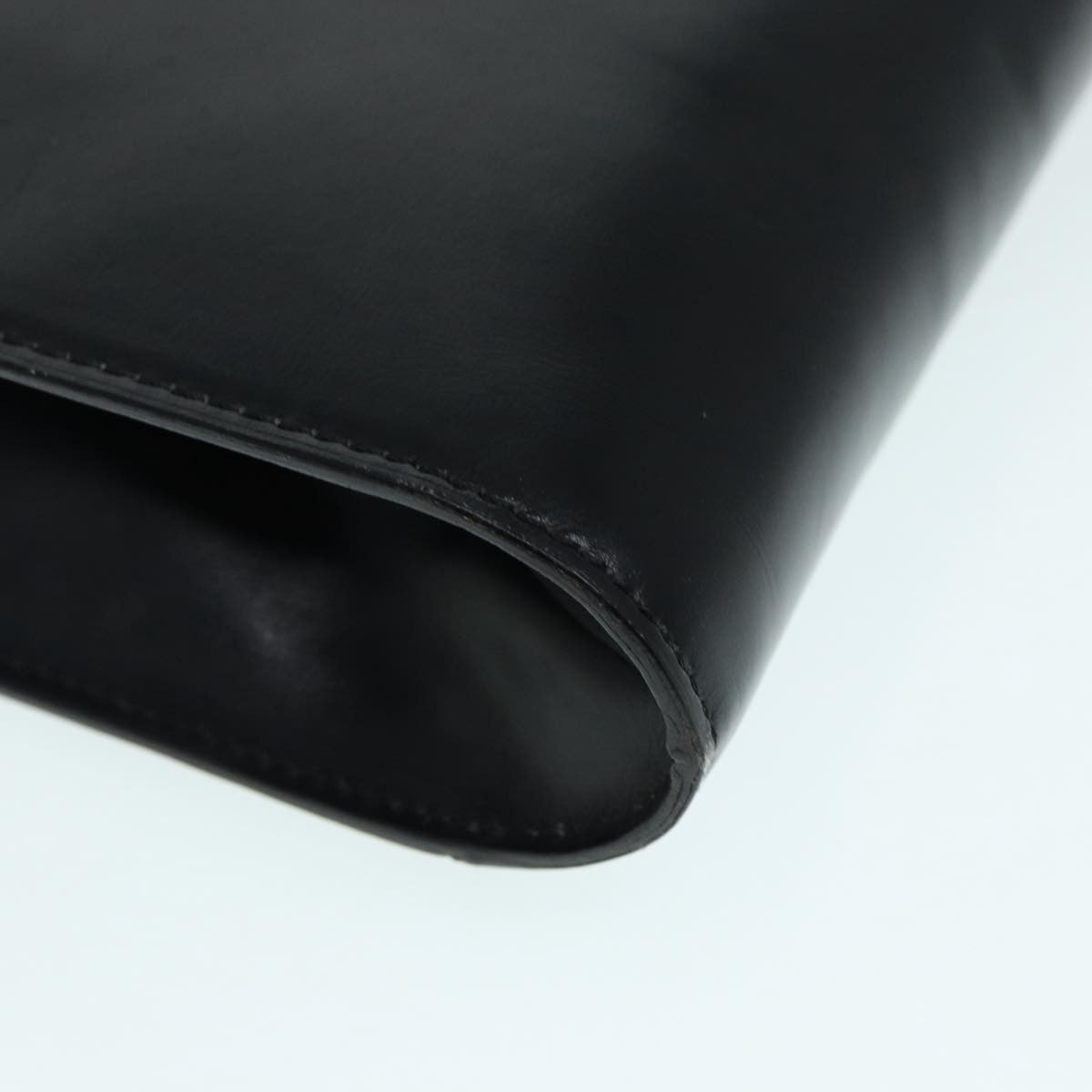 Celine Vintage Circle Logo Crossbody Bag Leather, BLACK, LEATHER, Shoulder bag