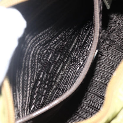 Prada Vintage Tote Tessuto, Khaki, Nylon, Tote Bag
