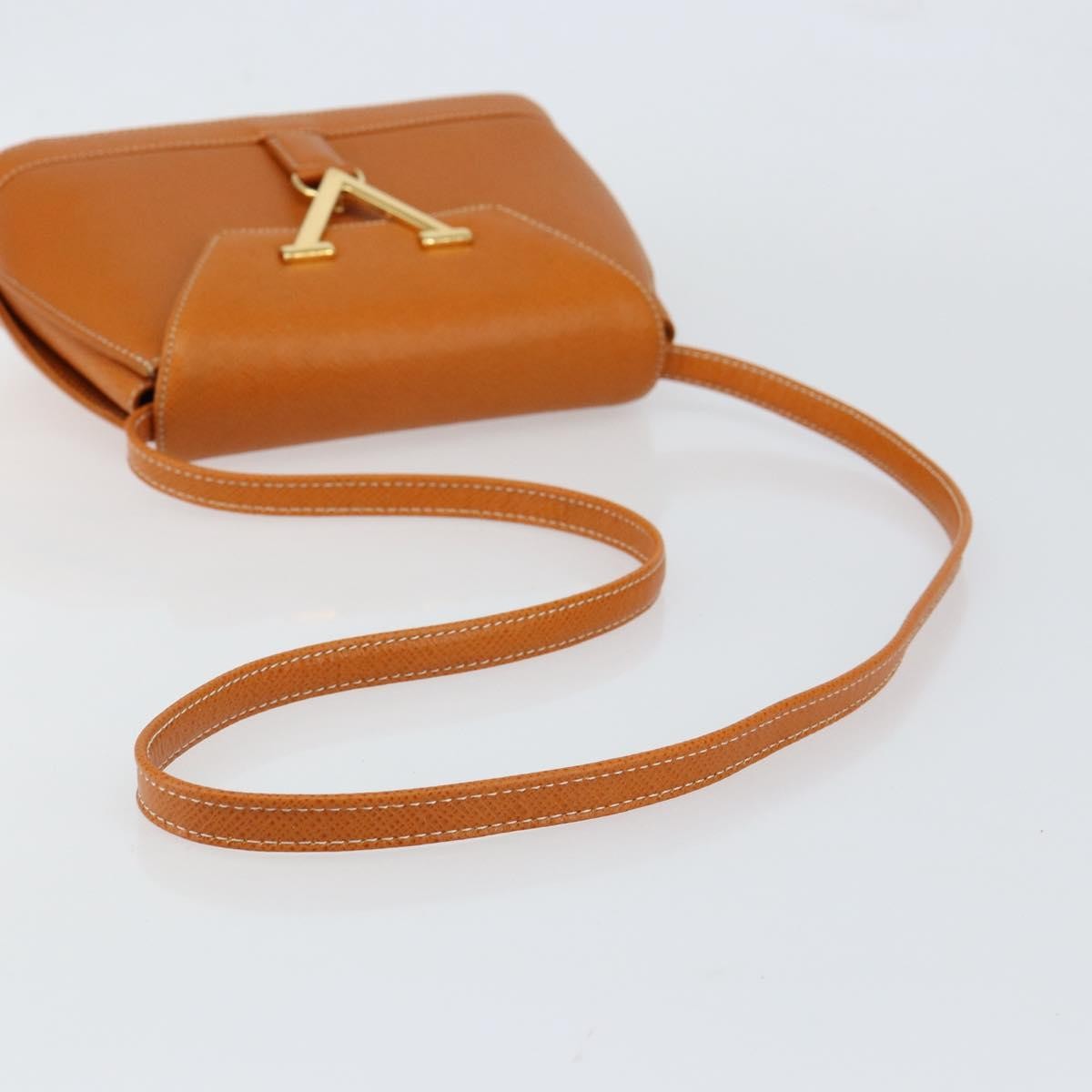 Valentino Garavani Vintage shoulder bag Leather, BROWN, LEATHER, Shoulder bag
