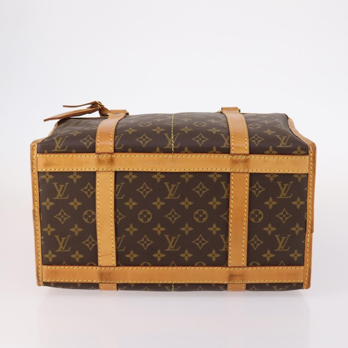 Louis Vuitton Dog Carrier Bag Monogram Canvas, BROWN, CANVAS, Travel bag