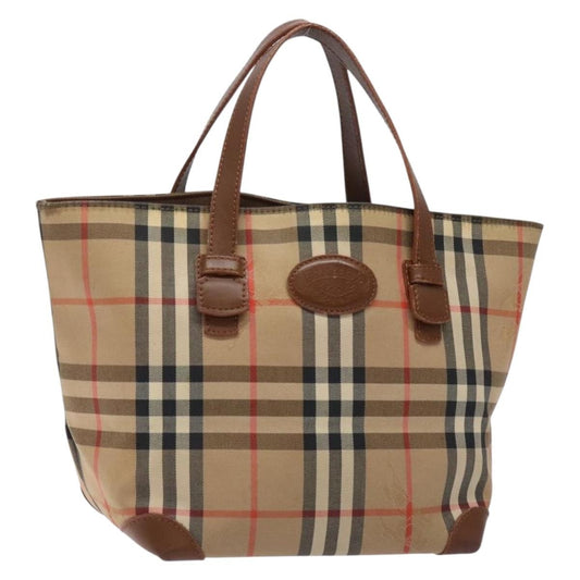 Burberry Nova Check Tote canvas check pattern, BEIGE, CANVAS, Tote bag