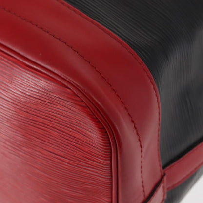 Louis Vuitton Bicolor Noe Handbag Epi Leather, BLACK, LEATHER, Handbag