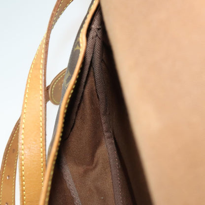 Louis Vuitton Saumur Handbag Monogram Canvas, BROWN, CANVAS, Shoulder bag