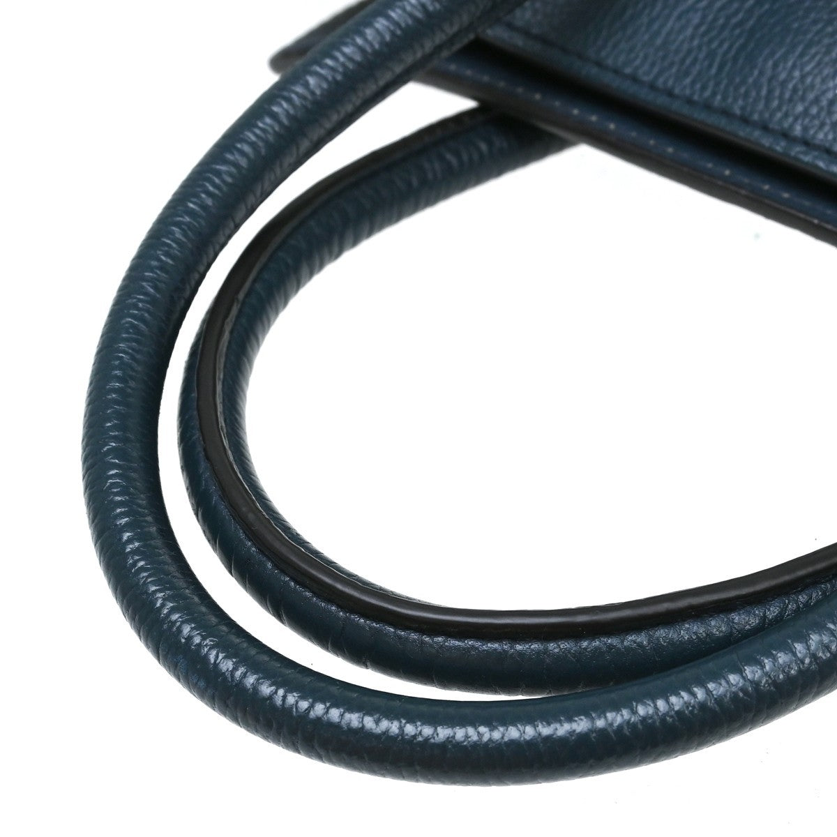 Celine Luggage Bag Smooth Leather, Blue, Leather, Tote Bag