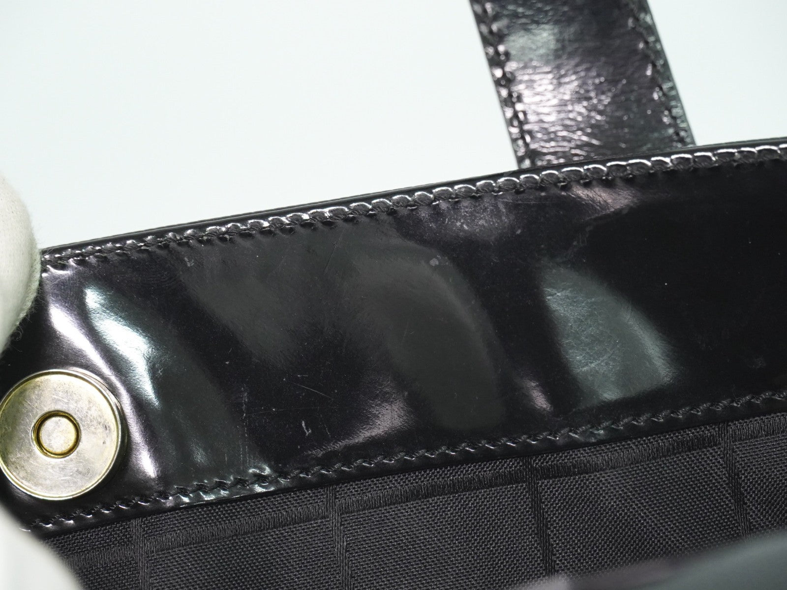 Celine Tote bag Leather, BLACK, PATENT_LEATHER, Tote bag
