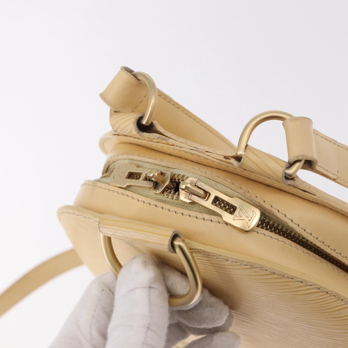 Louis Vuitton Mabillon Backpack Epi Leather, Beige, Leather, Backpack