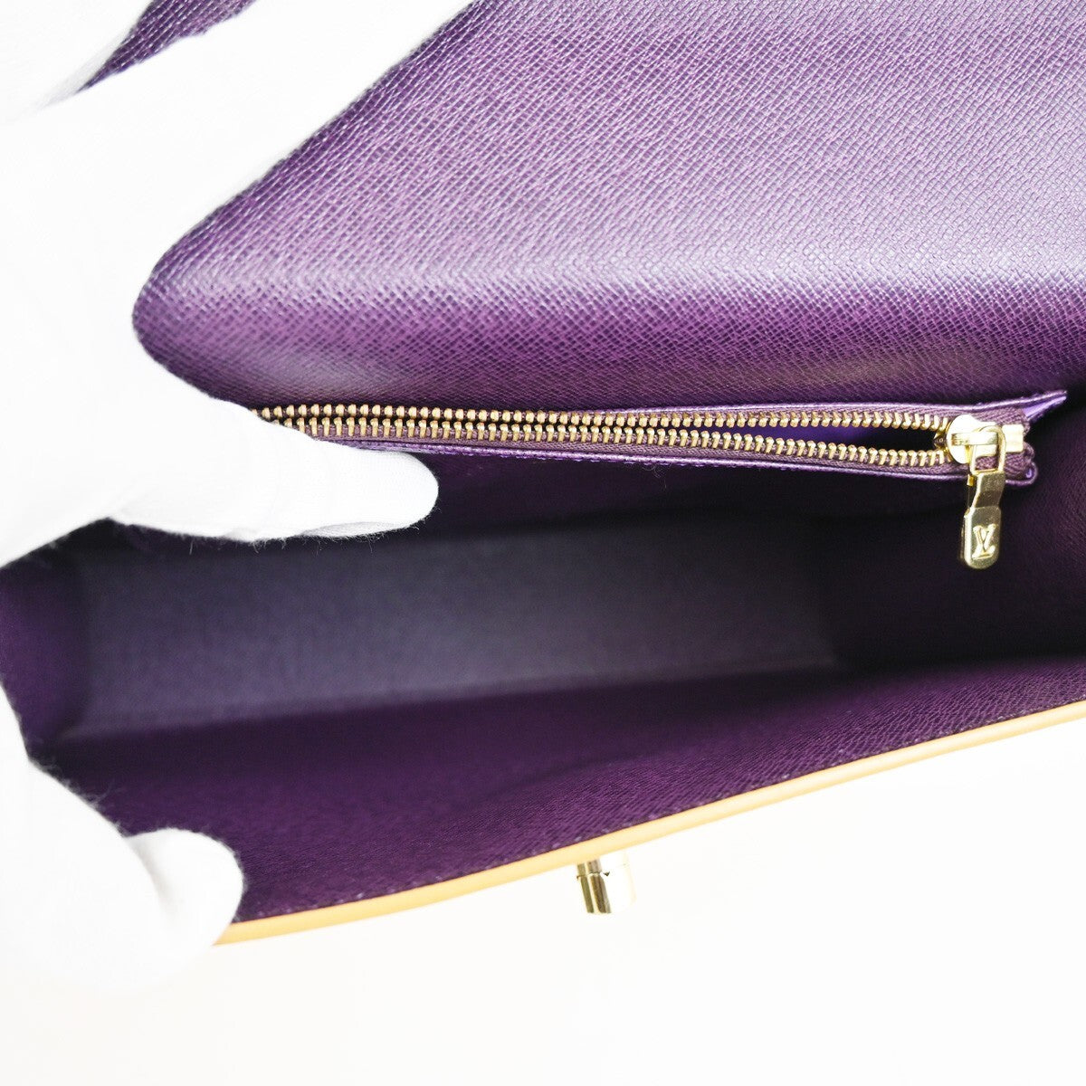 Louis Vuitton Malesherbes Handbag Epi Leather, YELLOW, LEATHER, Handbag