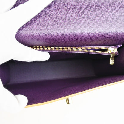 Louis Vuitton Malesherbes Handbag Epi Leather, YELLOW, LEATHER, Handbag