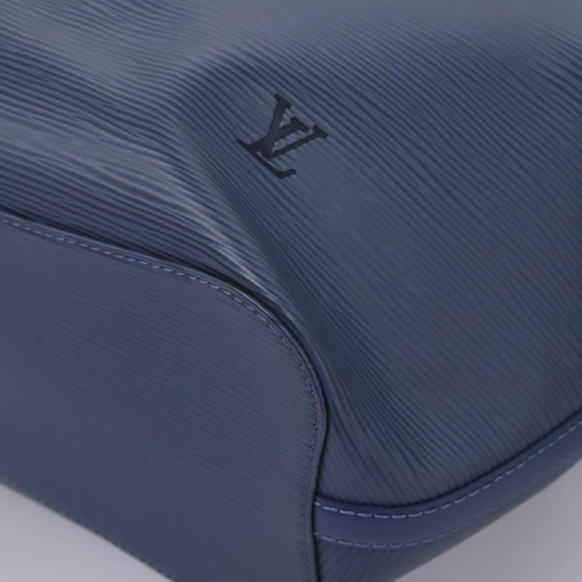 Louis Vuitton Mandara Handbag Epi Leather, BLUE, LEATHER, Shoulder bag