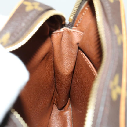 Louis Vuitton Danube Handbag Monogram Canvas, BROWN, CANVAS, Shoulder bag