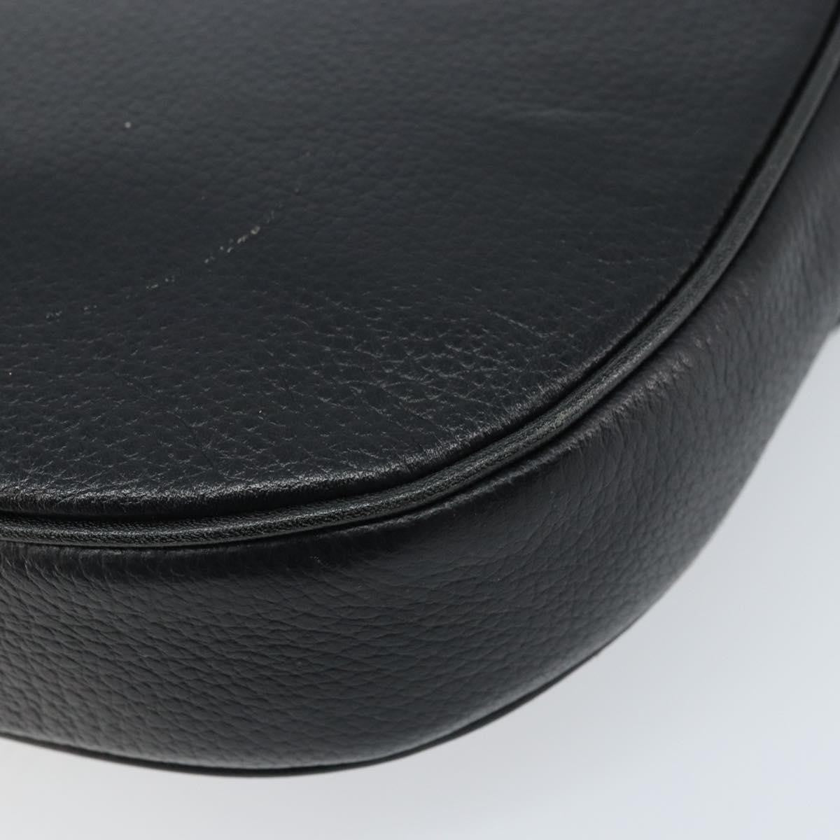 Burberry Flap Shoulder Bag Leather, BLACK, LEATHER, Shoulder bag