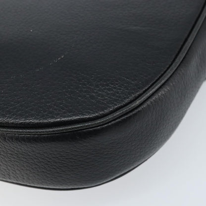 Burberry Flap Shoulder Bag Leather, BLACK, LEATHER, Shoulder bag