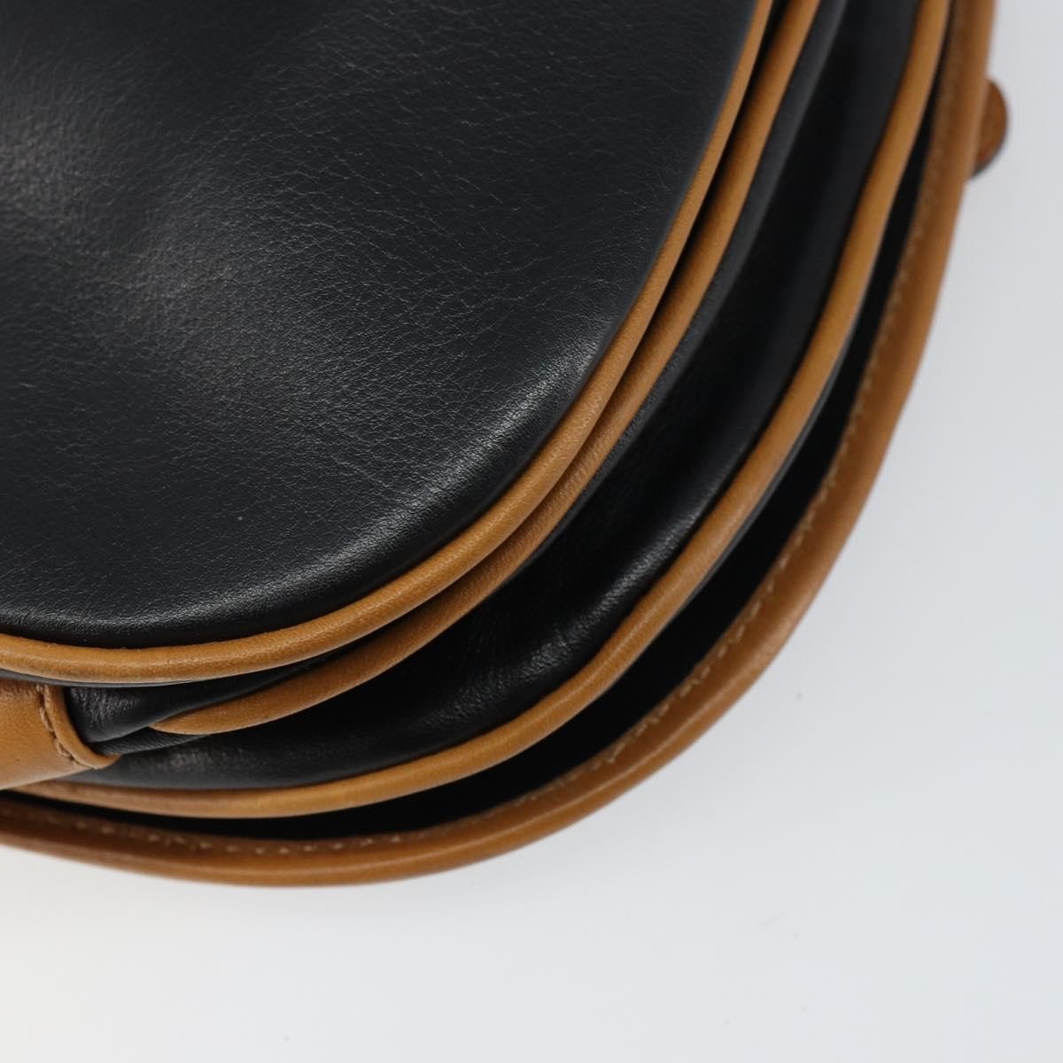 Celine Vintage Shoulder Bag Leather, BLACK, LEATHER, Shoulder bag