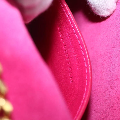 Saint Laurent Classic Monogram Crossbody Bag Grainy Leather, RED, LEATHER, Clutche & pouche