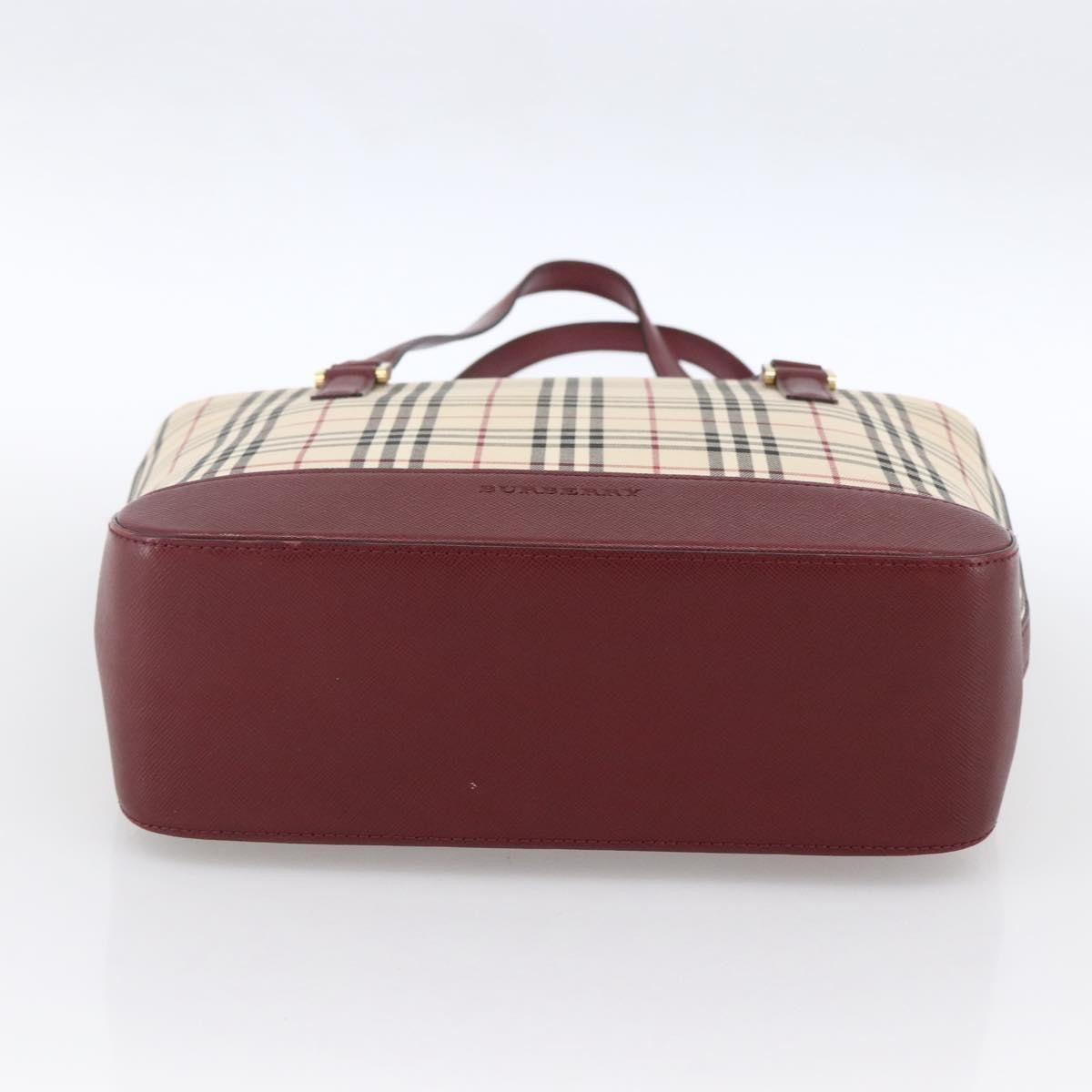 Burberry Nova Check Tote Canvas and Leather, BEIGE, CANVAS, Tote bag