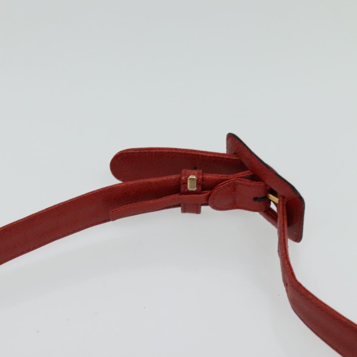 Chanel Vintage Zip Belt Bag Quilted Caviar, Red, Leather, Shoulder Bag