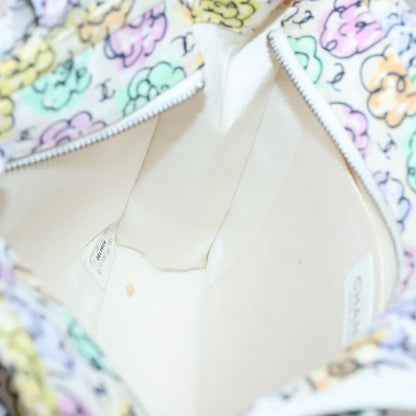 Chanel Vintage Camellia Tote Printed Nylon, MULTICOLOUR, NYLON, Tote bag