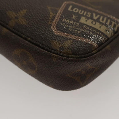 Louis Vuitton Pochette Accessoires Monogram Canvas, BROWN, CANVAS, Clutche & pouche