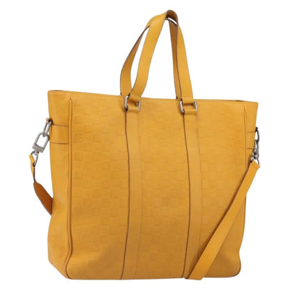 Louis Vuitton Tadao Handbag Damier Infini Leather, YELLOW, LEATHER, Handbag