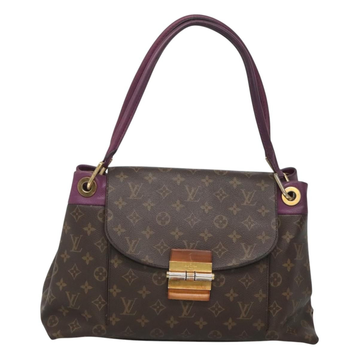Louis Vuitton Olympe Handbag Monogram Canvas, BROWN, CANVAS, Shoulder bag