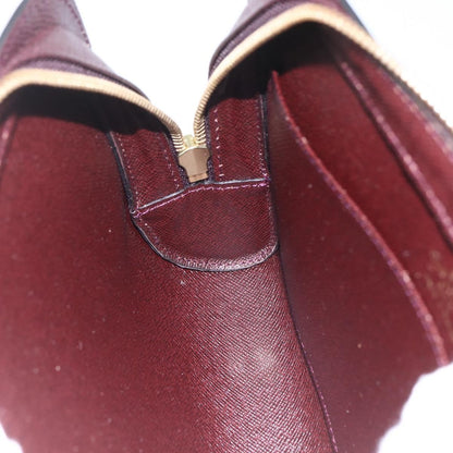 Louis Vuitton Pochette Baikal Clutch Taiga Leather, BROWN, LEATHER, Clutche & pouche