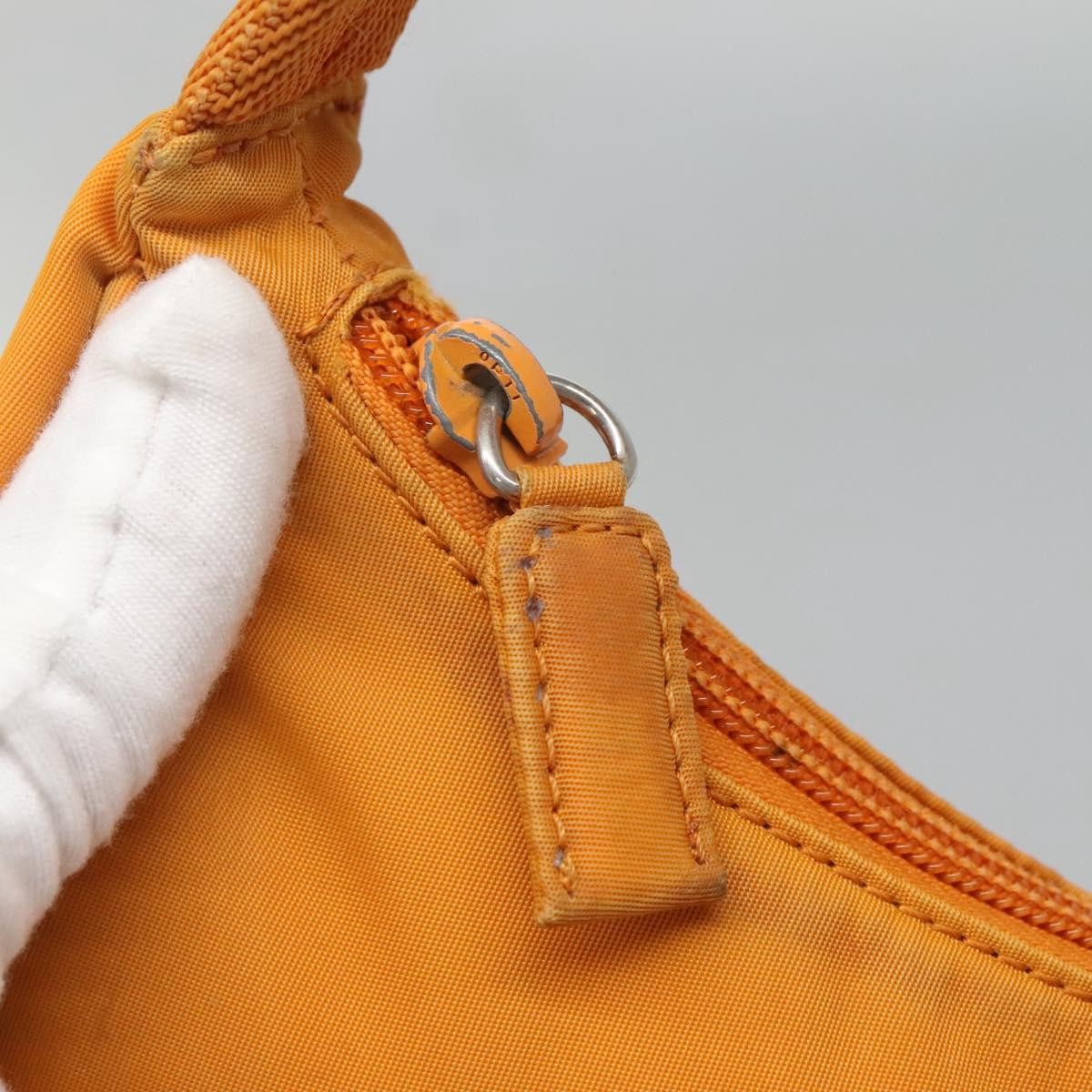 Prada Hobo Tessuto, ORANGE, NYLON, Handbag