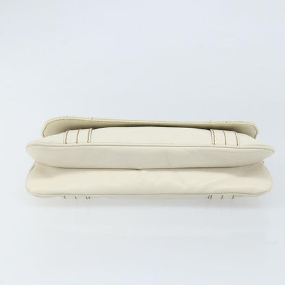 Gucci Vintage Handbag Leather, WHITE, LEATHER, Handbag