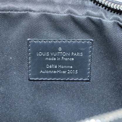 Louis Vuitton Pochette Volga Limited Edition Nemeth Damier Graphite, BLACK, CANVAS, Clutche & pouche