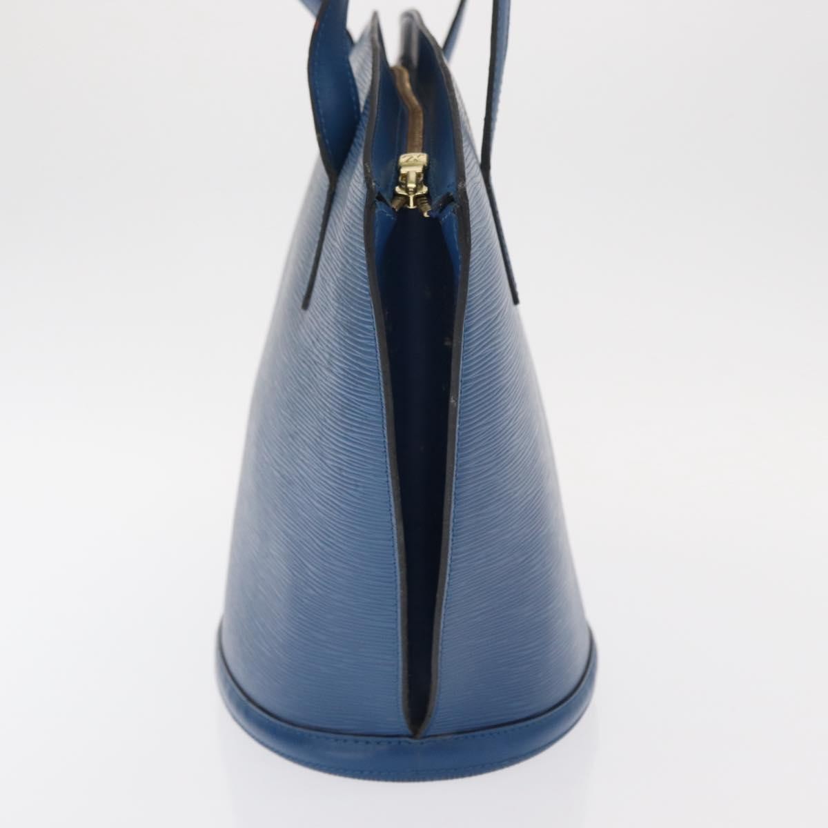 Louis Vuitton Saint Jacques Handbag Epi Leather, BLUE, LEATHER, Shoulder bag