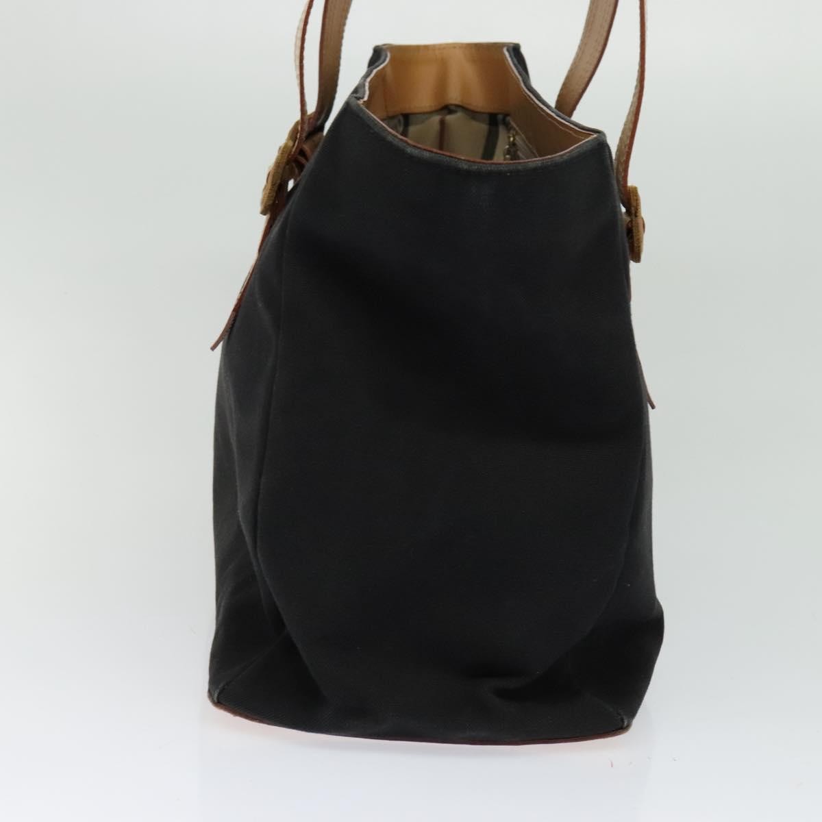 Burberry Vintage Tote Canvas, BLACK, CANVAS, Tote bag