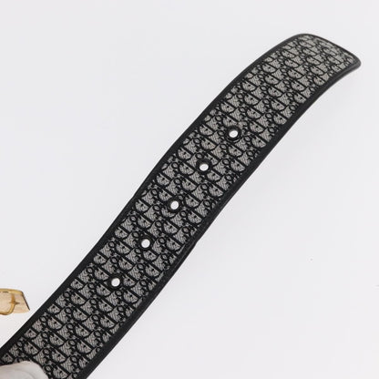 Christian Dior Vintage belt Canvas, BLACK, CANVAS, Belts