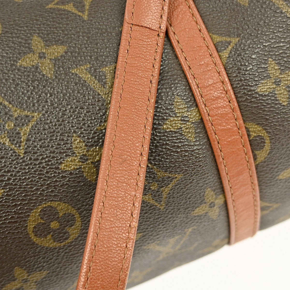 Louis Vuitton Papillon Handbag Monogram Canvas, Brown, Canvas, Handbag